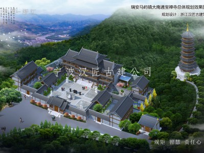 山东小型寺院规划方案_小寺庙布局效果图